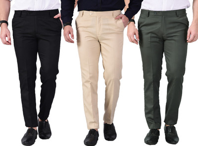 AD & AV Regular Fit Men Multicolor Trousers