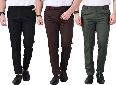 AD & AV Regular Fit Men Multicolor Trousers