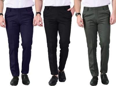 AD & AV Regular Fit Men Multicolor Trousers