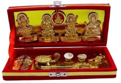 YANTRAGRAM Shree Dhanlaxmi Shree Kuber Bhandari Sampoorna Kripa MahaYantra Brass, Wooden Yantra(Pack of 1)