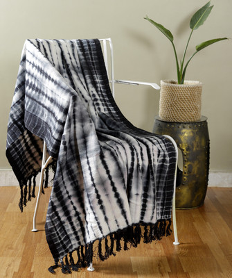 Handicraft-Palace Striped Single AC Blanket for  Mild Winter(Cotton, Multicolor)