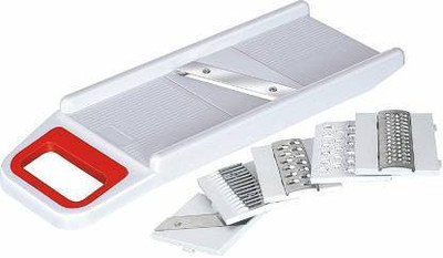 Fulkiza 6 in 1 Veg. & Fruit Slicer & Grater with Safety Holder Vegetable & Fruit Slicer(Chopper)