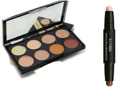 Uchiha Highlighter & Contour Stick & Palette Highlighter(2 Items in the set)