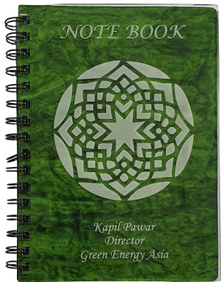 KAPNNOVATIVE SOLUTIONS Handcraft Gift Set Regular Diary Single Rule 160 Pages(Green)