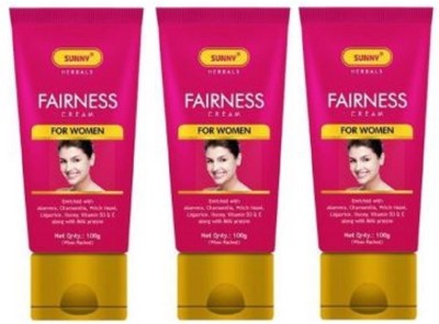 Bakson's Sunny Fairness Cream for Women [Pack of 3](100 g)