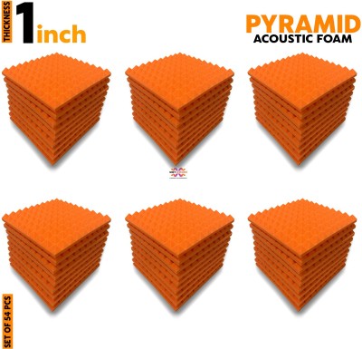 MMT Acoustix Foam Pyramid Wall(54 Panels Orange)