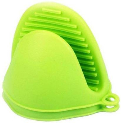 otak Green Silicon Kitchen Linen Set(Pack of 2)