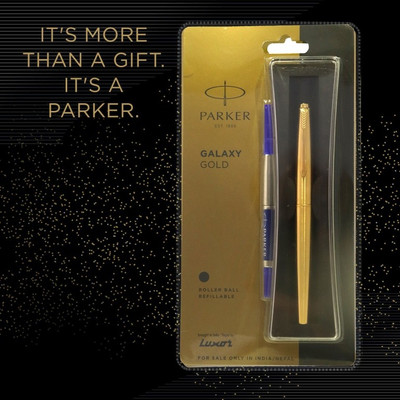 PARKER Galaxy Gold Ball Pen(Ink Color - Blue)