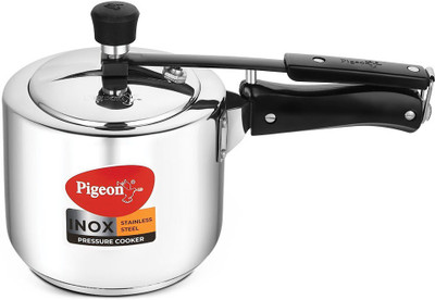 Pigeon Inox Inner Lid 3 L Inner Lid Induction Bottom Pressure Cooker(Stainless Steel)