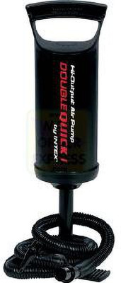 Zeus Double Action Quick Air Pump for Swimming Pool, Inflatables etc Inflatable Furniture Pump(Black)