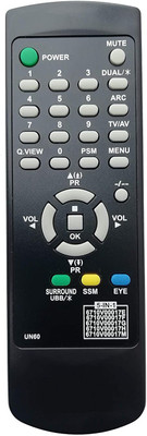 LipiWorld UN60 5IN1 6710VOOO17E/F/G/H/M CRT TV Universal Compatible for  LG Remote Controller(Black)