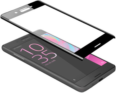 FITSMART Edge To Edge Tempered Glass for Sony Xperia XA(Pack of 1)