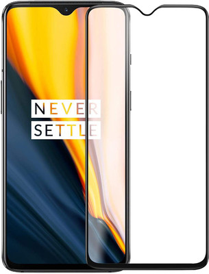 TINGTONG Edge To Edge Tempered Glass for OnePlus 7(Pack of 1)
