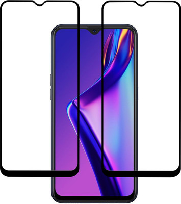 VAlight Edge To Edge Tempered Glass for OPPO A12(Pack of 2)