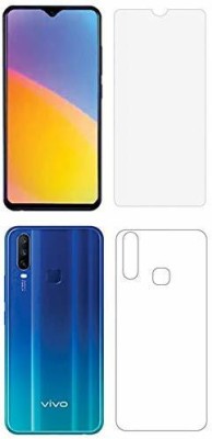 RUNEECH Front and Back Screen Guard for VIVO Y12(Pack of 2)