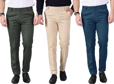 AD & AV Regular Fit Men Multicolor Trousers