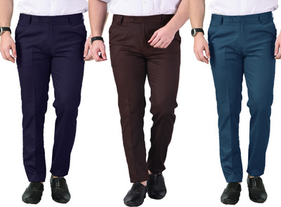 AD & AV Regular Fit Men Multicolor Trousers