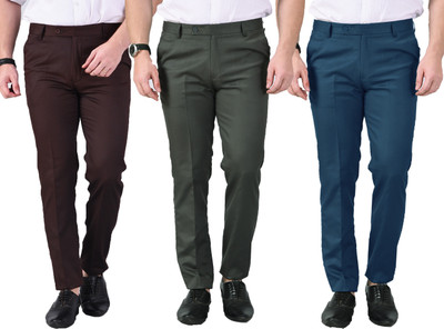 AD & AV Regular Fit Men Multicolor Trousers