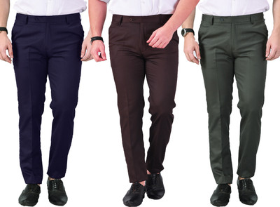AD & AV Regular Fit Men Multicolor Trousers