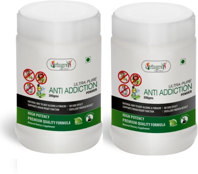 Vringra Ultra Anti Addiction Powder - Herbal Powder For Anti Drugs & Smoking (Pack of 2)(2 x 100 g)