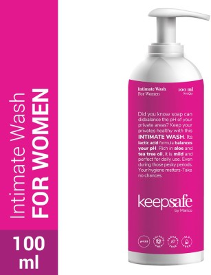 KeepSafe by Marico Intimate Wash for Women,Rich in Aloe & Tea Tree Oil Intimate Wash(100 ml, Pack of 1)