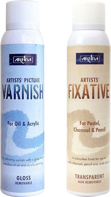 Camlin VARNISH FOR OIL & ACRYLIC AND FIXATIVE FOR PASTEL CHARCOAL & PENCIL Gloss Varnish(200 ml)