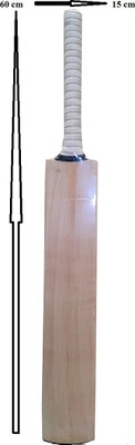 Traders Plain Poplar Willow Cricket Bat, Size:full Poplar Willow Cricket  Bat For 15+ Yrs(1.200 kg)