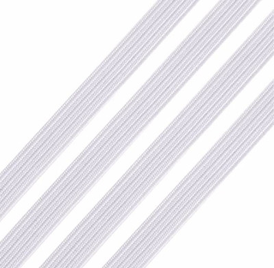 Cossess Knitted White Elastic(50 m)