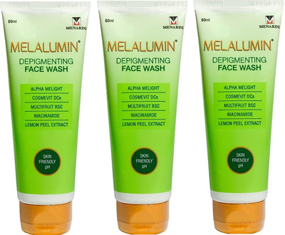 Melalumin  Pack of 3 Face Wash(60 ml)