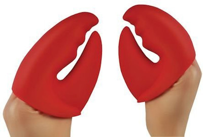Everbuy Red Silicon Kitchen Linen Set(Pack of 2)