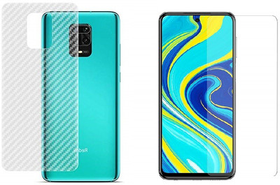 Bodoma Xiaomi Mi Redmi note 9 pro /Redmi Note 9 pro Max Pack of 2 Mobile Skin(Transparent)