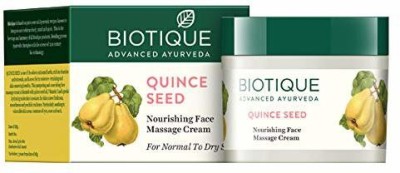 BIOTIQUE quince seed nourshing massage cream 50gm (pack of 2)(100 g)