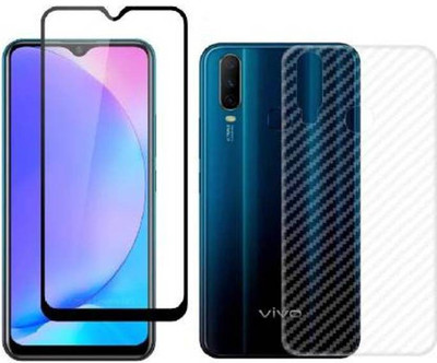 Trendzcase Front and Back Tempered Glass for Vivo Y15(Pack of 2)