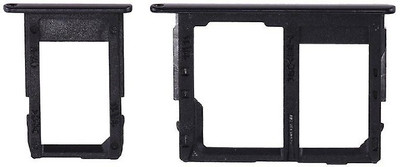 Bay Sim Card Tray(Compatible With SAMSUNG GALAXY J7 MAX : BLACK)