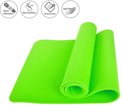 Innayat Yoga Mat High Density, Anti-Slip Yoga mat Flooring Exercise for Men & Women 4mm mm Yoga Mat