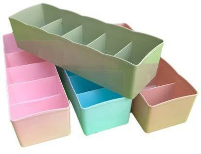 Drunna Shelf Organizers(Multicolor, Plastic)