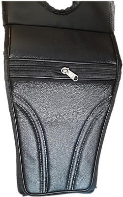 Baby Shelf Stylish Black (Thick Flop) Tank cover 005 Strap Honda CB Bike Tank Cover(4 L)