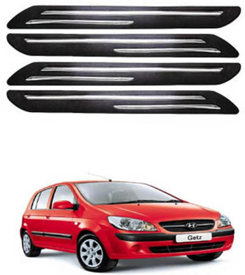 RONISH Silicone Car Bumper Guard(Black, Pack of 4, Hyundai, Getz)