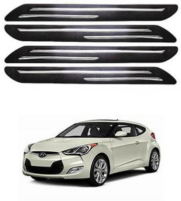 RONISH Silicone Car Bumper Guard(Black, Pack of 4, Hyundai, Universal For Car)