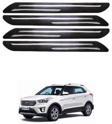 RONISH Silicone Car Bumper Guard(Black, Pack of 4, Hyundai, Creta)