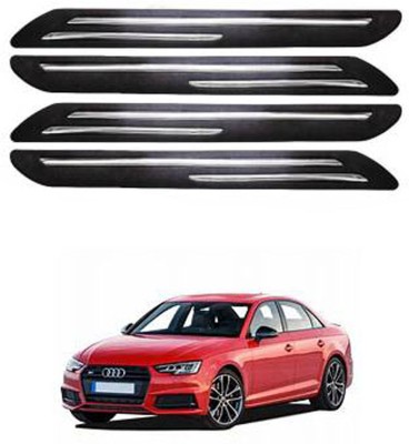 RONISH Silicone Car Bumper Guard(Black, Pack of 4, Audi, S4)