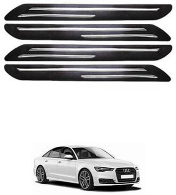 RONISH Silicone Car Bumper Guard(Black, Pack of 4, Audi, A6)