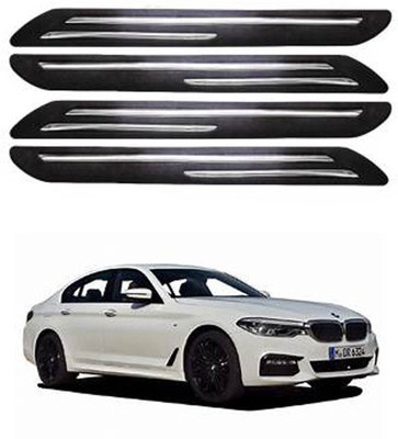 RONISH Silicone Car Bumper Guard(Black, Pack of 4, BMW, 520d)