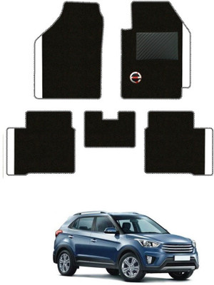 elegant Polypropylene Standard Mat For  Hyundai Creta(Black, White)