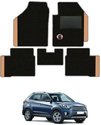 elegant Polypropylene Standard Mat For  Hyundai Creta(Black, Beige)