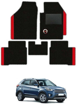elegant Polypropylene Standard Mat For  Hyundai Creta(Black, Red)