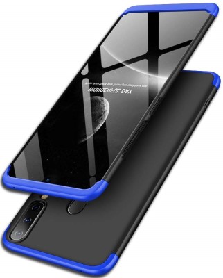 CELLCAMPUS Back Cover for Vivo Y12(Blue, Black, Grip Case, Pack of: 1)