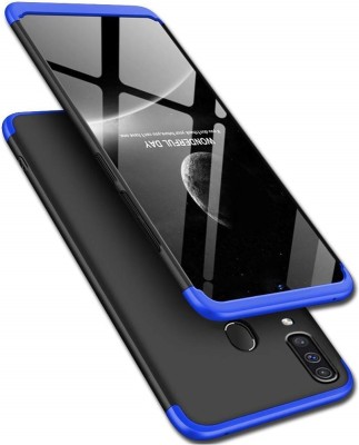 Phone Back Cover Flip Cover for Vivo Y19(Blue, Black, Grip Case, Pack of: 1)