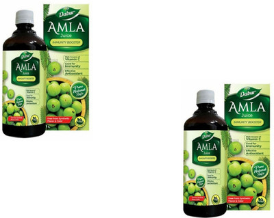 Dabur Amla Juice immunity booster pack of 2 EACH 1 L(2 x 1 L)