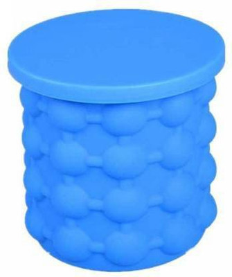 BiswasNest 1 L Silicone ICE-MAKER Ice Bucket(Blue)